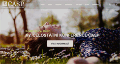 Desktop Screenshot of caspos.cz